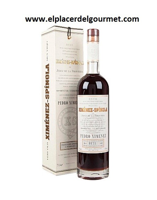 WEIN JEREZ SWEET XIMENEZ ESPINOLA. AUSSERGEWÖHNLICHE ERNTE 75 cl.